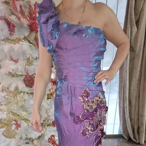 Purple Mermaid Dress